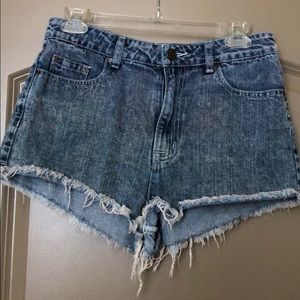 Denim daisy dukes shorts